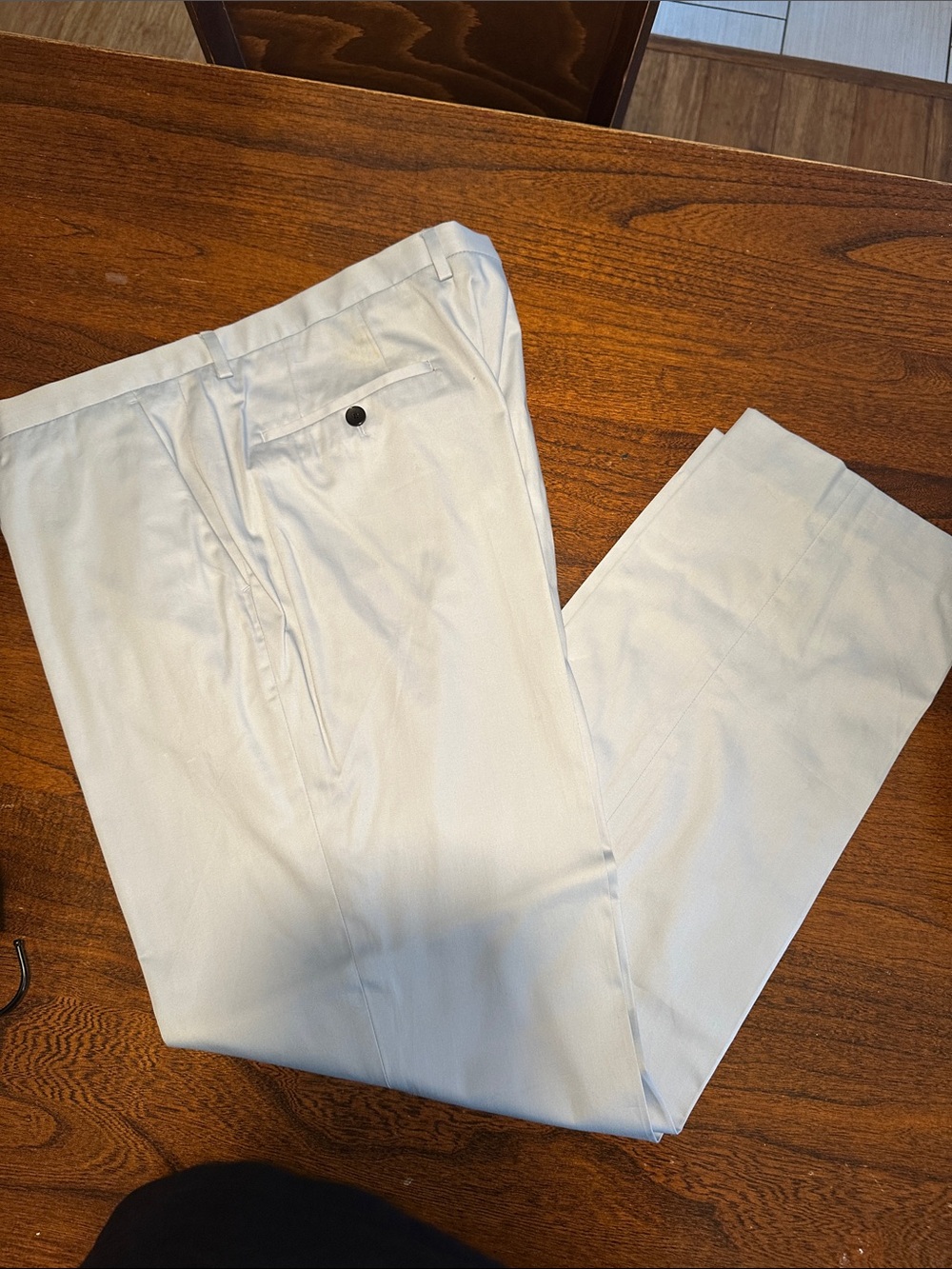 Boss Men's White Dress Pants – Classic Tailored Trousers